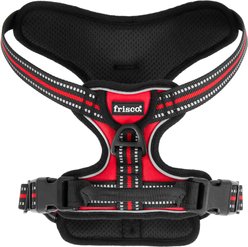 Frisco Padded Reflective Harness, Red, Medium