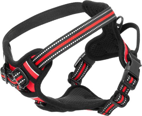 Show full view: Frisco Padded Reflective Harness, Red, Small slide 5 of 7