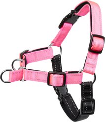 Frisco Padded Reflective No Pull Harness, Pink/Black, LG