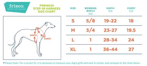 Show full view: Frisco Padded Step-In Harness, Turquoise, X-Large slide 2 of 7
