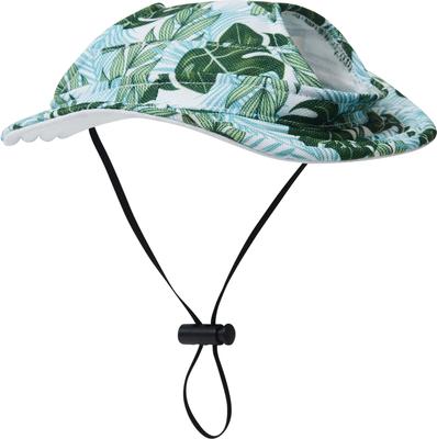 Show full view: Frisco Palm Leaf Short Brimmed Bucket Dog & Cat Hat, Green, X-Small/Small slide 4 of 8