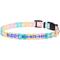 Show in main carousel: Frisco Pastel Tie Dye Polyester Personalized Dog Collar, Medium: 14 to 20-in neck, 3/4-in wide slide 1 of 6
