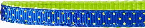 Show full view: Frisco Patterned Nylon Dog Collar, Lime Polka Dot, XS: 8 to 12-in neck, 3/8-in W slide 4 of 7