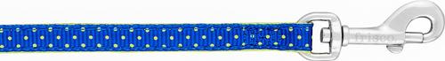 Show full view: Frisco Patterned Nylon Dog Leash, Lime Polka Dot, X-Small: 6-ft long, 3/8-in wide slide 3 of 7