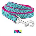 Frisco Patterned Nylon Dog Leash, Pink Polka Dot, Medium: 6-ft long, 3/4-in wide