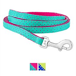 Frisco Patterned Nylon Dog Leash, Pink Polka Dot, X-Small: 6-ft long, 3/8-in wide slide 1 of 5