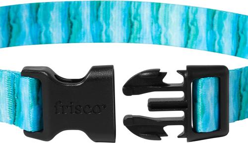 Show full view: Frisco Patterned Polyester Dog Collar, River Watercolor, Large/X-Large slide 2 of 10