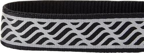 Show full view: Frisco Patterned Polyester Reflective Dog Collar, Wavy Lines, Large: 18 to 26-in neck, 1-in wide slide 5 of 8