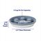 Show in main carousel: Frisco Paw Design Silicone Stainless Steel Slow Feeder Dog & Cat Bowl, Grey, 2 Cup slide 2 of 9