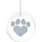 Show in main carousel: Frisco Christmas Paw Glass Personalized Ornament slide 4 of 6