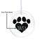 Show in main carousel: Frisco Christmas Paw Glass Personalized Ornament slide 5 of 6