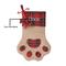 Show in main carousel: Frisco Christmas Paw Personalized Plaid Dog & Cat Stocking, Beige slide 3 of 4