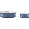 Show in main carousel: Frisco Paw Print Non-Skid Stainless Steel Dog & Cat Bowl, Blueberry, Medium: 5 cup slide 5 of 9