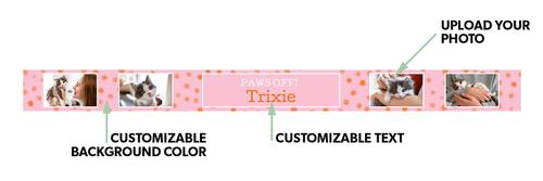 Show full view: Frisco "Paws Off" Ceramic Personalized Dog & Cat Bowl, 1 cup slide 2 of 6