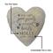 Show in main carousel: Frisco "Paws On Our Hearts" Heart Personalized Garden Stone, Large slide 4 of 6