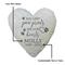 Show in main carousel: Frisco "Paws On Our Hearts" Heart Personalized Garden Stone, Small slide 4 of 6