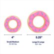 Show in main carousel: Frisco Peanut Butter Flavored Donut Rubber Chew Dog Toy for Heavy Chewers, Large/X-Large slide 2 of 9