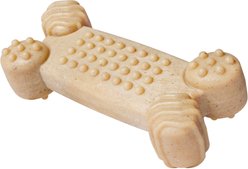 Frisco Peanut Butter Flavored Textured Bone Nylon Chew Dog Toy for Heavy Chewers, Small