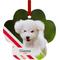 Show in main carousel: Frisco Christmas Peppermint Stripes Paw Shape Metal Personalized Dog & Cat Holiday Ornament slide 1 of 6