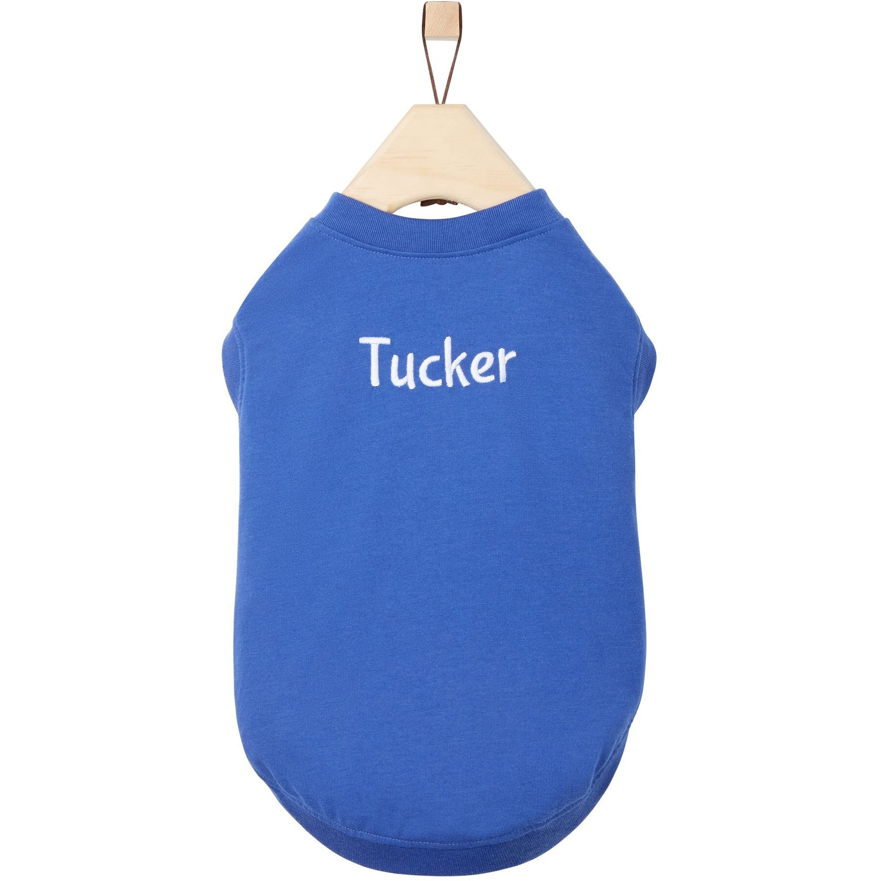 Frisco Personalized Basic Dog & Cat T-Shirt, Navy, Medium