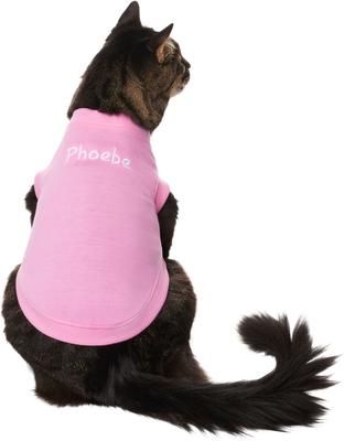 Show full view: Frisco Personalized Basic Dog & Cat T-Shirt, Pink, Small slide 4 of 8