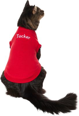 Show full view: Frisco Personalized Basic Dog & Cat T-Shirt, Red, Small slide 4 of 8