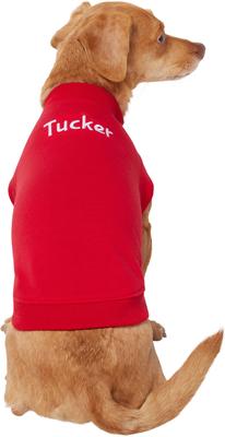 Show full view: Frisco Personalized Basic Dog & Cat T-Shirt, Red, X-Large slide 3 of 7