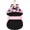 Show in main carousel: Frisco Personalized Boulder Plaid Insulated Dog & Cat Puffer Coat, Pink, XXX-Large slide 4 of 9