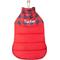 Show in main carousel: Frisco Personalized Boulder Plaid Insulated Dog & Cat Puffer Coat, Red, Large slide 1 of 9