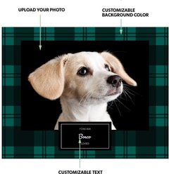 Frisco Personalized Buffalo Plaid 8 x 10 Gallery-Wrapped Canvas - Landscape slide 2 of 3