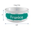 Show in main carousel: Frisco Personalized Chevron Ceramic Dog & Cat Bowl, 1 cup slide 4 of 8