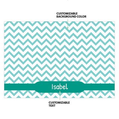 Show full view: Frisco Personalized Chevron Dog & Cat Placemat slide 2 of 5