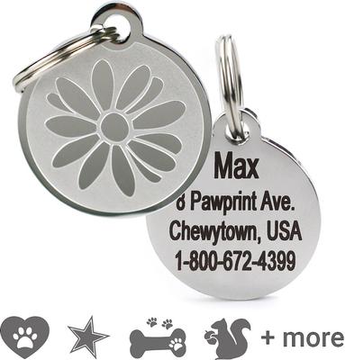 Show full view: Frisco Personalized Dog & Cat ID Tag, Medium, Daisy Flower slide 1 of 3