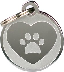 Frisco Personalized Dog & Cat ID Tag, Medium, Heart With Paw slide 2 of 2