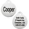 Show in main carousel: Frisco Personalized Dog & Cat ID Tag, Round, Silver, Regular, Stainless Steel slide 1 of 8