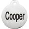 Show in main carousel: Frisco Personalized Dog & Cat ID Tag, Round, Silver, Regular, Stainless Steel slide 3 of 8