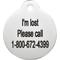 Show in main carousel: Frisco Personalized Dog & Cat ID Tag, Round, Silver, Regular, Stainless Steel slide 5 of 8