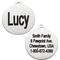 Show in main carousel: Frisco Personalized Dog & Cat ID Tag, Round, Silver, Small, Stainless Steel slide 1 of 9