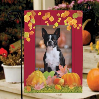 Show full view: Frisco Personalized Double Sided Printed Fall Garden Flag slide 3 of 9