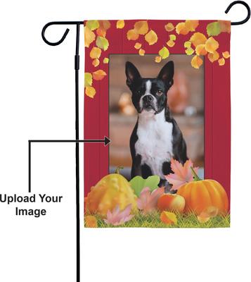 Show full view: Frisco Personalized Double Sided Printed Fall Garden Flag slide 5 of 9