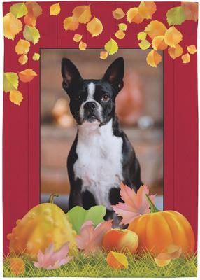 Show full view: Frisco Personalized Double Sided Printed Fall Garden Flag slide 6 of 9