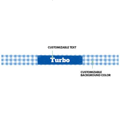 Show full view: Frisco Personalized Gingham Plaid Large Dog Bowl, 4.75 cup slide 2 of 5