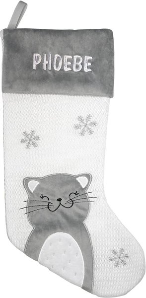 Zanies Holiday Stuffed Cat Stocking, 12-piece