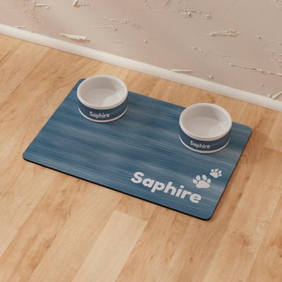 Show full view: Frisco Personalized Heathered Dog & Cat Placemat slide 5 of 6