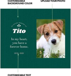 Frisco Personalized Memorial #1 8 x 10 Gallery-Wrapped Canvas - Landscape slide 2 of 3