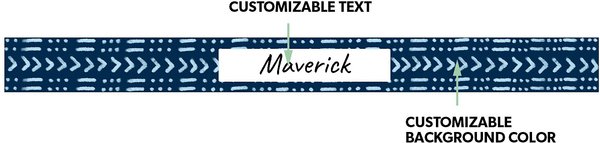 Show full view: Frisco Personalized Mudcloth Small Dog & Cat Bowl, 1 cup slide 2 of 5