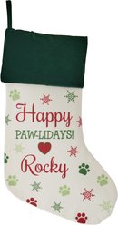 Frisco Personalized Paws Cat & Dog Holiday Stocking