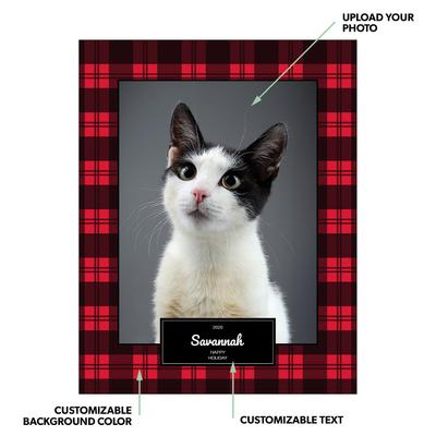 Show full view: Frisco Personalized Plaid Photo Puzzle, 11" x 14" slide 2 of 5