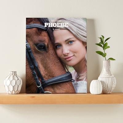 Show full view: Frisco Personalized Portrait Gallery-Wrapped Canvas, 16" x 20" slide 4 of 7
