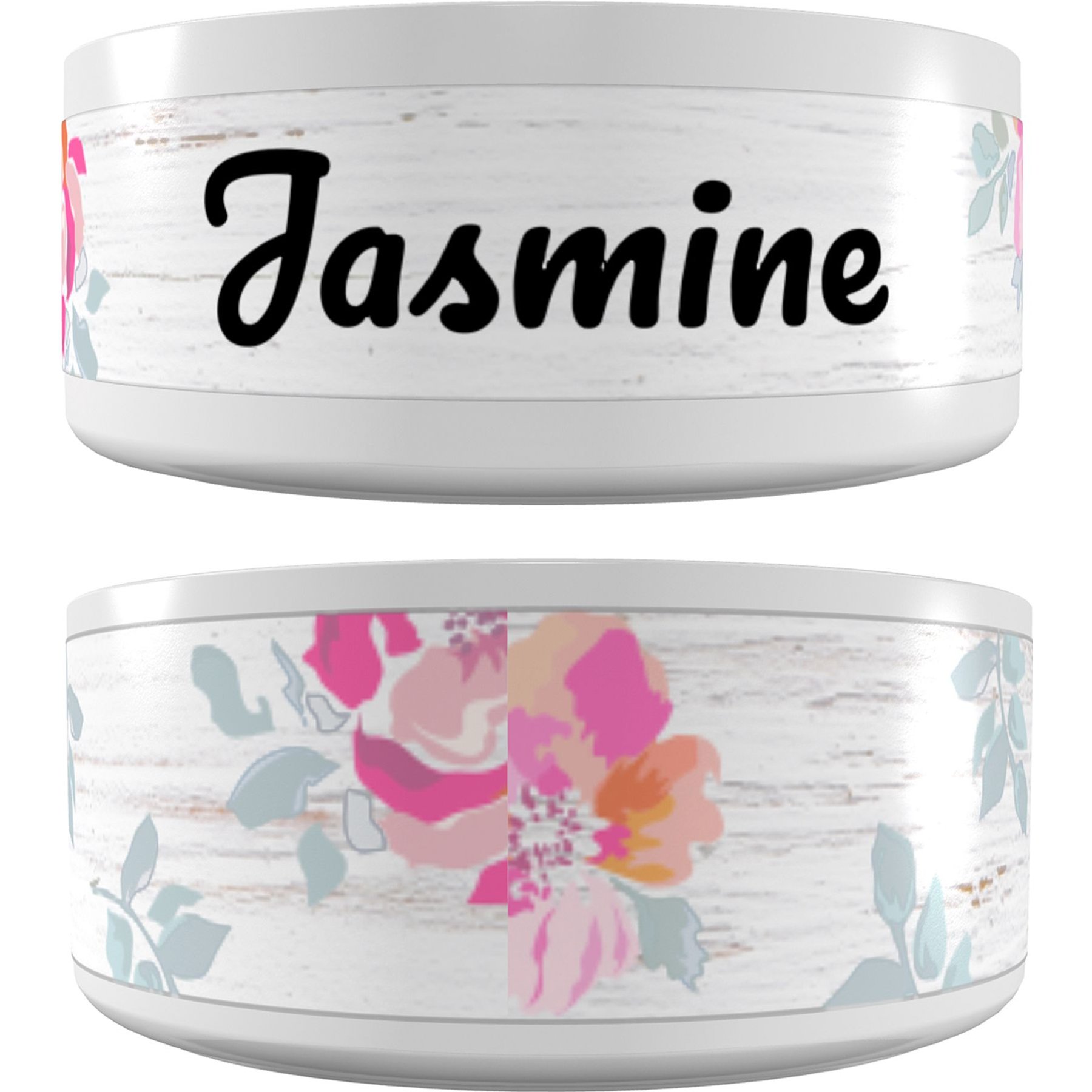Frisco Personalized Rustic Ceramic Dog & Cat Bowl, 1 cup